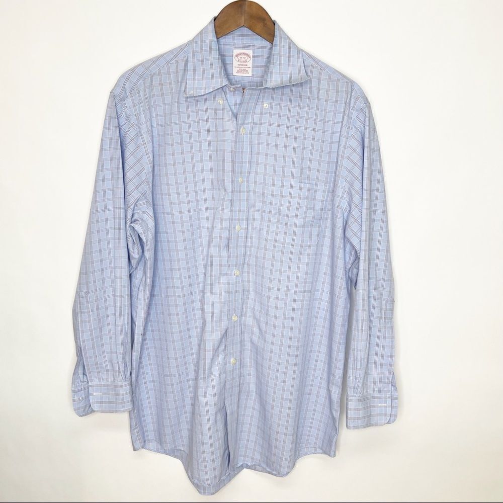 Brooks Brothers Madison Original Polo Blue Shirt